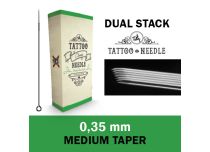 Agujas estériles Dual Stack Magnum (M2) - Medium taper | Aguja de Tatuaje