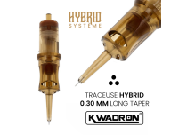 Cartucho de tatuaje para plotter (RL) - Ø 0,30 mm - Long Taper | Kwadron Hybrid