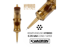 Cartucho de relleno para tatuaje (RS)-Ø 0.35 mm - Long Taper | Kwadron Hybrid