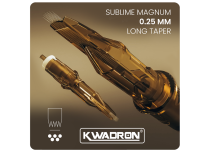 Cartucho de tatuaje Sublime Magnum (M1) - Ø 0,25 mm - Long Taper | Kwadron