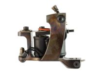 Sherman 10 Reel Tattoo Machine Marco de acero de color tratado con aceite | Máquina de tatuaje
