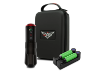 Una Máquina de Tatuaje Inalámbrica Negro Mate - Hub 3 mm - 2 Pilas | FKIrons
