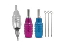  Ø 25mm Manguito de Aluminio Ajustable para Cartucho + 3 Guías