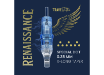 Cartucho Special Dot (RL) - Ø 0,35 mm - XL Taper Renaissance | TRAVEL TATTOO