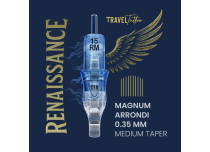 Cartucho magnético redondeado (RM) - Ø 0,35 mm - MediumTaper Renaissance | TRAVEL TATTOO