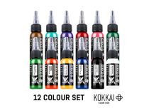 Set de Tinta para Tatuaje - Est&eacute;ril - Set de 12 Colores| KOKKAI SUMI