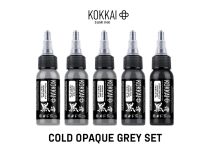 Set Tinta Tatuaje - Estéril - Set Gris Opaco Frío - 5 colores | KOKKAI SU