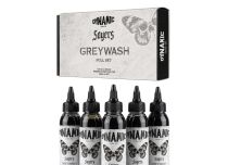 Tinta para tatuajes Dynamic INK - Estéril - 5 x 120 ml - Set Sayers Greywash