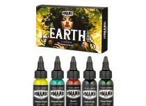 Tinta para tatuajes Dynamic INK - Est&eacute;ril - 5 x 30 ml - Set Earth