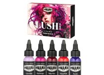 Tinta para tatuajes Dynamic INK - Est&eacute;ril - 5 x 30 ml - Set Lush