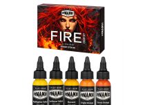Tinta para tatuajes Dynamic INK - Est&eacute;ril - 5 x 30 ml - Set Fire