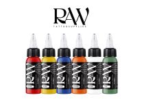 Tinta para tatuajes RAW Platinum, estéril, colores: SAMPLE SET