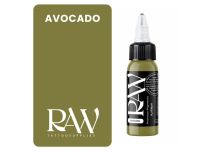 RAW Platinum Tattoo Ink, estéril, color : Aguacate