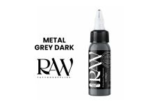 RAW Platinum Tattoo Ink, estéril, color: Metal Grey Dark