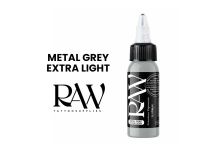 RAW Platinum Tattoo Ink, estéril, color: Metal Grey Extra Light