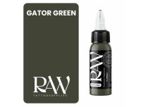 RAW Platinum Tattoo Ink, estéril, color : Gator Green