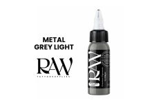 RAW Platinum Tattoo Ink, estéril, color: Metal Grey Light
