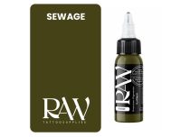 Tinta para tatuajes RAW Platinum, estéril, color: Sewage