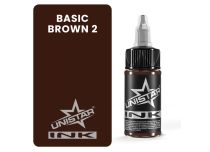 Tinta para Tatuaje - Estéril - BASIC BROWN 2 | UNISTAR COLORS™ Ink