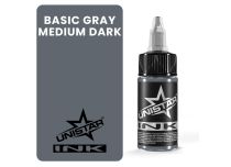 Tinta para Tatuaje - Estéril - GRIS BÁSICO MEDIO OSCURO | UNISTAR COLORS™ Ink