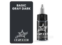 Tinta para Tatuaje - Estéril - GRIS BÁSICO OSCURO | UNISTAR COLORS™ Ink