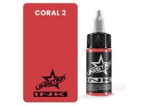 Tinta para Tatuaje - Estéril - CORAL 2 | UNISTAR COLORS™ Ink