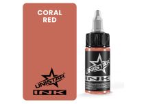 Tinta para Tatuaje - Estéril - ROJO CORAL | UNISTAR COLORS™ Ink