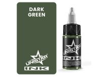 Tinta para Tatuaje - Estéril - VERDE OSCURO | UNISTAR COLORS™ Ink
