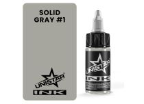 Tinta para Tatuaje - Estéril - GRIS SÓLIDO #1 | UNISTAR COLORS™ Ink