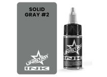 Tinta para Tatuaje - Estéril - GRIS SÓLIDO #2 | UNISTAR COLORS™ Ink