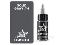 Tinta para Tatuaje - Estéril - GRIS SÓLIDO #4 | UNISTAR COLORS™ Ink