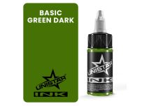 Tinta para Tatuaje - Estéril - TOP BASIC VERDE OSCURO | UNISTAR COLORS™ Ink