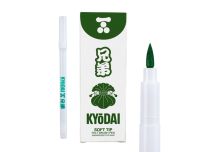 Rotuladores KYODAI - SOFT TIP - Verde Esmeralda