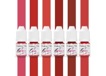 Lote de 6 pigmentos labiales estériles ETALON MIX 5ml de Antonia Andrusenko