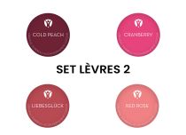 Pigmentos de Maquillaje Permanente PUREBEAU estéril 10ml - Set Labios 2 - 4 Piezas