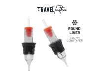 Tattoo Cartridge Plotter (RL) - Ø 0.25 mm - Long Taper | Travel tattoo