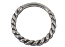 Anillo Bisagra Acero Torcido | Itc
