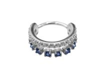 Anillo bisagra cocr 1.2X10 doble circulo multi strass