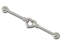Barbell Bolas Corazón Acero Industrial 5mm |Itc