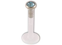 Labret BioFlex Punta de Acero Cristalino de Color |  ITC