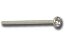 Espárrago recto de acero de 0,8 mm a bola de 2,3 mm - Cristal Coloré |  ITC