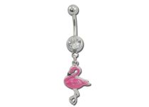 Plátano de acero de fantasía con motivo de flamenco rosa |  ITC