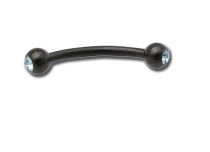 Banana Acero Negro Doble Cristal Bolas de Colores 3 mm |  ITC