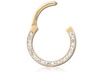 Anillo Chanière Blanco Rhinestone |  ITC