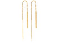 Par de Pendientes con Cadenas y Colgante Recto | Itc