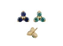 Accesorio trinitario sin rosca Titanio PVD Oro 0,5X3,5
