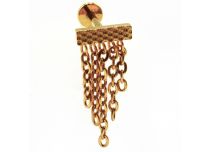 Labret Titanio PVD Oro Patrón Estéril Interno 5 Cadenetas | Itc