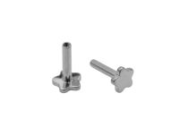 Labret Fleur 1.2x6 Titane interne