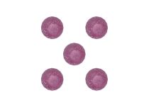 Paquete de 5 bolas acrílicas Purpurina UV violeta 1,6x5