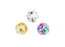 Juego de 5 Bolas Acrílicas Blancas con Manchas |  ITC